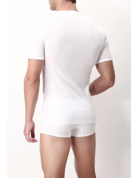 PEROFIL MAGLIETTA UOMO GIROCOLLO IN FILO DI SCOZIA - CREW NECK T-SHIRT