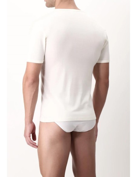 PEROFIL MAGLIETTA UOMO SCOLLO V IN LANA - V-NECK LANA & CO