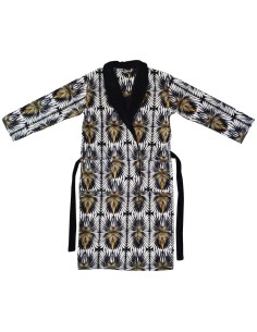 ROBERTO CAVALLI ACCAPPATOIO A SCIALLE - RAY OF GOLD