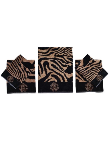 ROBERTO CAVALLI COMPLETO BAGNO 6 PEZZI - ZEBRA