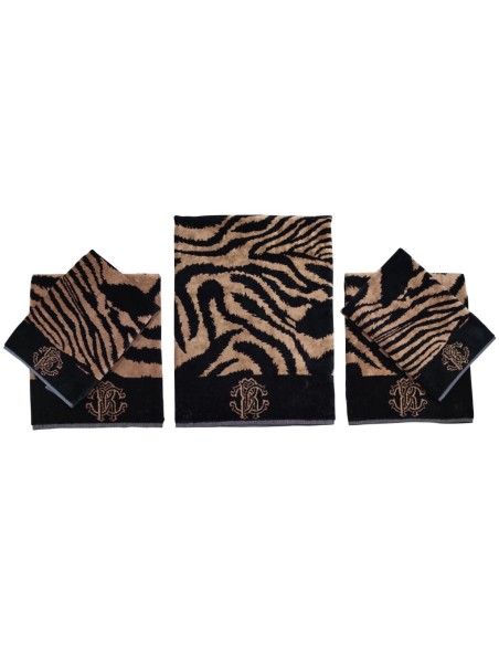 ROBERTO CAVALLI COMPLETO BAGNO 6 PEZZI - ZEBRA