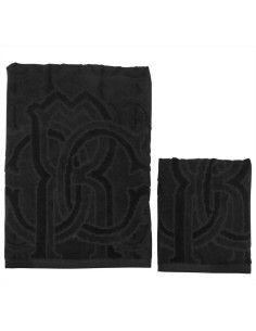 ROBERTO CAVALLI SET 2 ASCIUGAMANI IN SPUGNA DI COTONE...