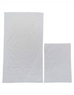 ROBERTO CAVALLI SET 2 ASCIUGAMANI IN SPUGNA DI COTONE...