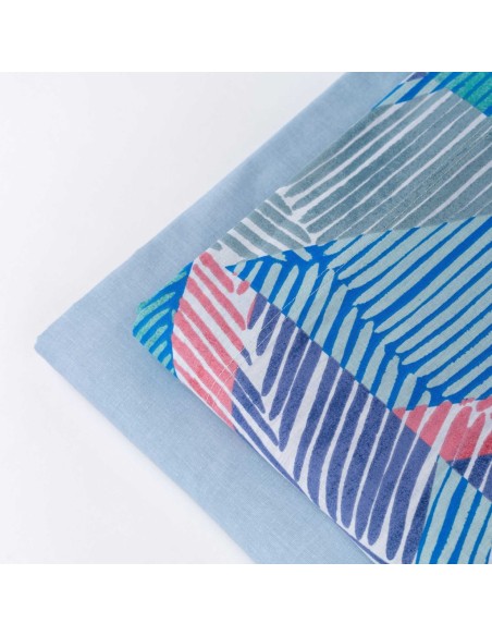 RIVIERA COMPLETO LENZUOLA-COPRILETTO 1 PIAZZA IN COTONE - GOYA