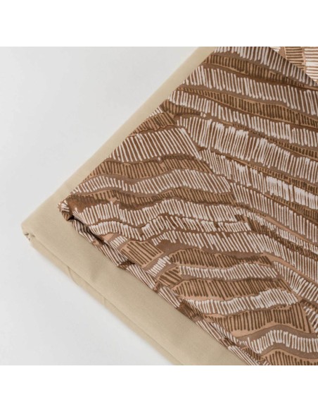 RIVIERA COMPLETO LENZUOLA-COPRILETTO MATRIMONIALE IN PERCALLE - CODY