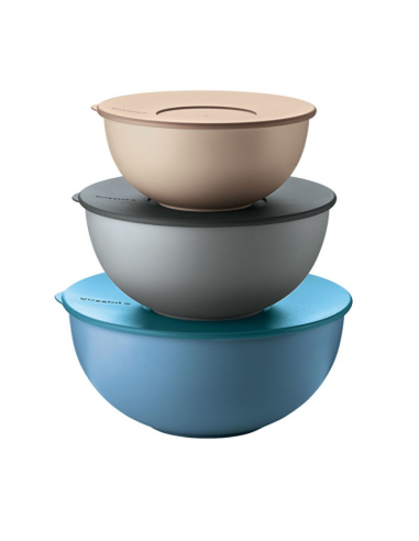 GUZZINI SET 3 CONTENITORI CON COPERCHI -...