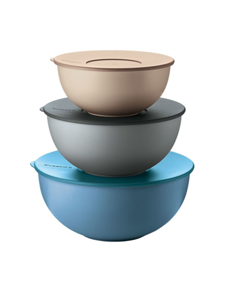 GUZZINI SET 3 CONTENITORI CON COPERCHI - EVERYWHERE