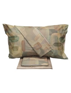 REEVÈR COMPLETO LENZUOLA COPRILETTO MATRIMONIALE IN RASO...