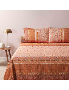 BASSETTI COMPLETO LENZUOLA COPRILETTO MATRIMONIALE 100%... 2