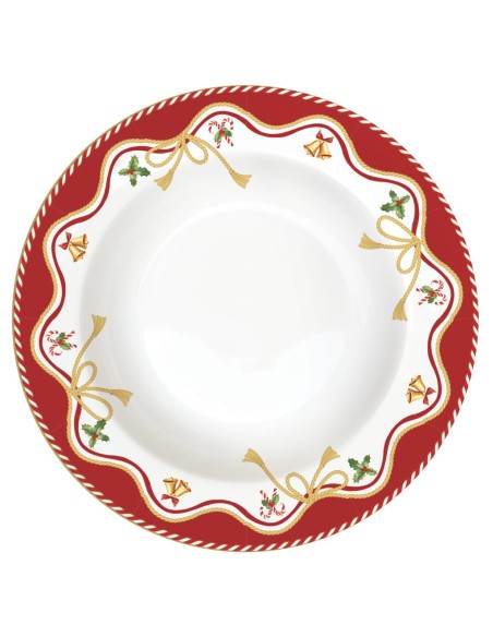 EASY LIFE SERVIZIO NATALIZIO 18 PEZZI IN PORCELLANA - CHRISTMAS TALE