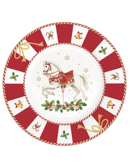 EASY LIFE SERVIZIO NATALIZIO 18 PEZZI IN PORCELLANA - CHRISTMAS TALE