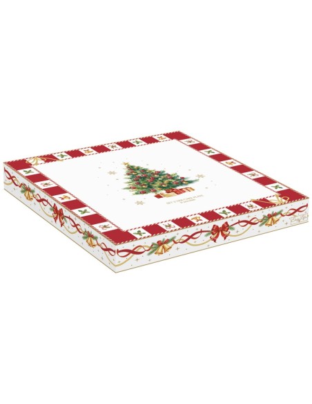 EASY LIFE ALZATA PORTA DOLCI 2 PIANI 19 / 27 CM - CHRISTMAS TALE