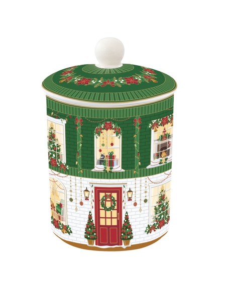 EASY LIFE BARATTOLO CON COPERCHIO Ø 11.5 X H18 CM - FESTIVE AVENUE