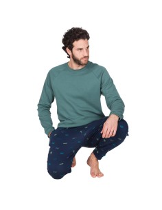 JULIPET PIGIAMA UOMO GIROCOLLO MANICA LUNGA E PANTALONE...
