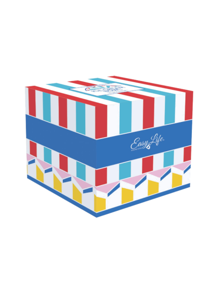 EASY LIFE COPPETTA GELATO CON CUCCHIAINO 4 PEZZI 8X7 CM - GEOCROMIA