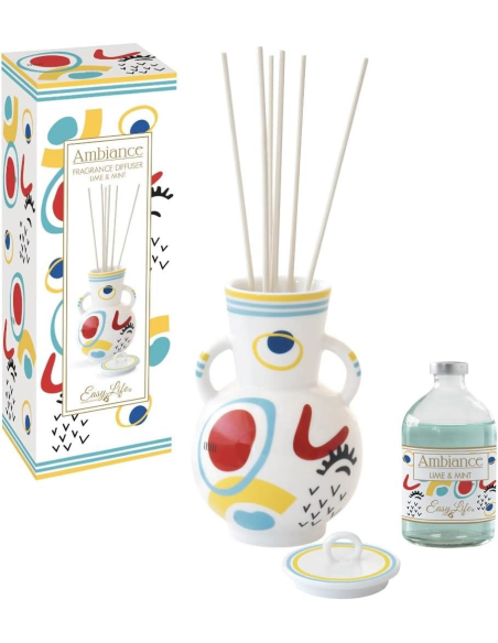 EASY LIFE DIFFUSORI PER AMBIENTE 16 CM CON FRAGRANZA - ABSTRACT