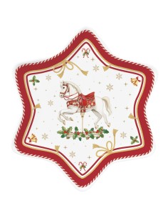 EASY LIFE PIATTINO DOLCE NATALIZIO 22.5 CM - CHRISTMAS TALE