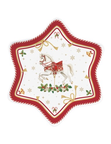 EASY LIFE PIATTINO DOLCE NATALIZIO 22.5 CM -...