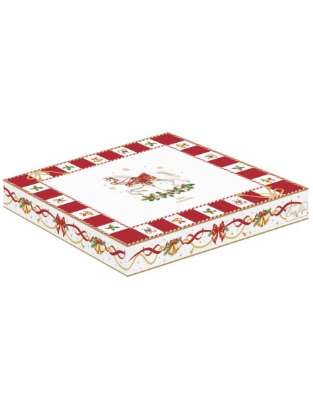 EASY LIFE PIATTINO DOLCE NATALIZIO 22.5 CM - CHRISTMAS TALE