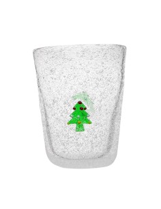 MEMENTO BICCHIERE ACQUA DECORO NATALIZIO 300 ML - XMAS