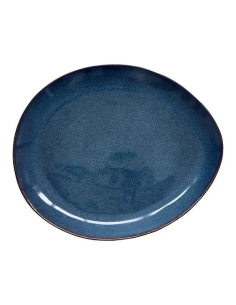 EASY LIFE PIATTO PIANO OVALE 28,5 CM IN STONEWARE - GENESIS