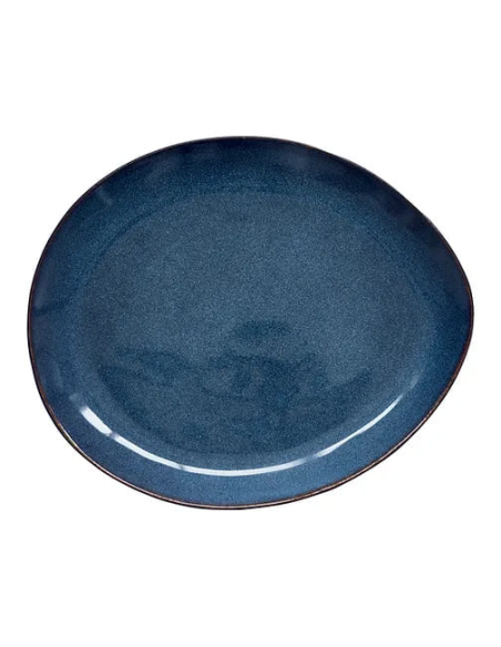 EASY LIFE PIATTO PIANO OVALE 28,5 CM IN STONEWARE - GENESIS