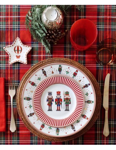 EASY LIFE SERVIZIO PIATTI NATALIZI 18 PEZZI IN...