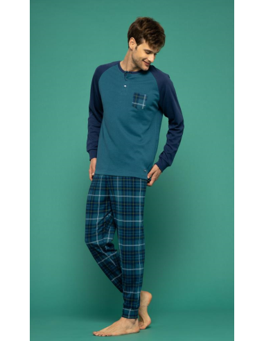 NOIDINOTTE PIGIAMA UOMO SERAFINO MANICA LUNGA E...