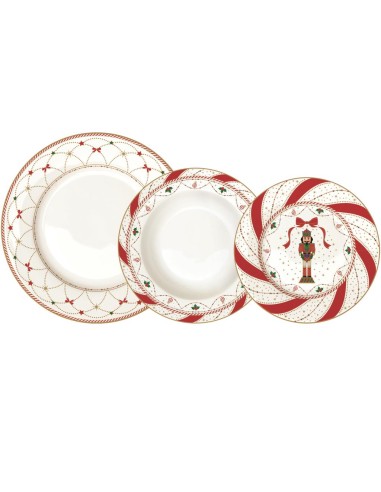 EASY LIFE SERVIZIO NATALIZIO 18 PEZZI -...