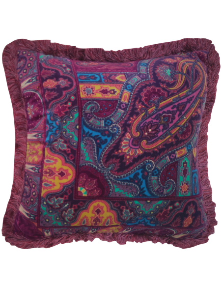 ETRO CUSCINO ARREDO 45 X 45 CM IN VELLUTO