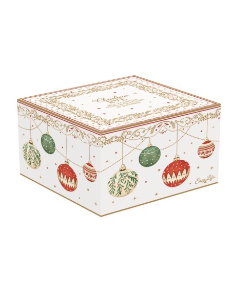 EASY LIFE SET 2 TAZZINE CAFFÉ CON PIATTINI 80 ML - CHRISTMAS EVE