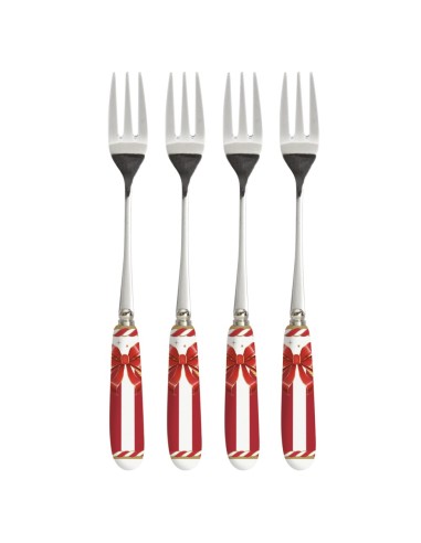 EASY LIFE SET 4 FORCHETTE DESSERT - CHRISTMAS TALE
