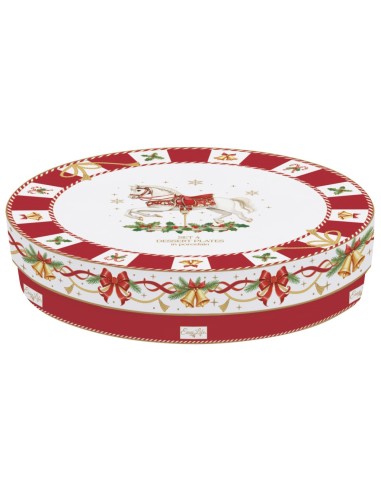 EASY LIFE SET 4 PIATTINI DESSERT 19 CM -...