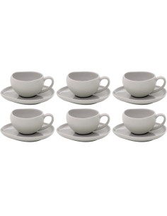 EASY LIFE SET 6 TAZZE CAFFÈ 90 ML CON PIATTINO - ORGANICA 2