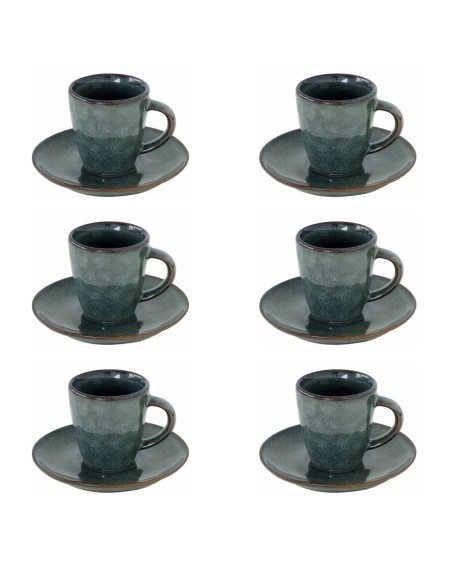 EASY LIFE SET 6 TAZZE CAFFÈ CON PIATTINO - GENESIS