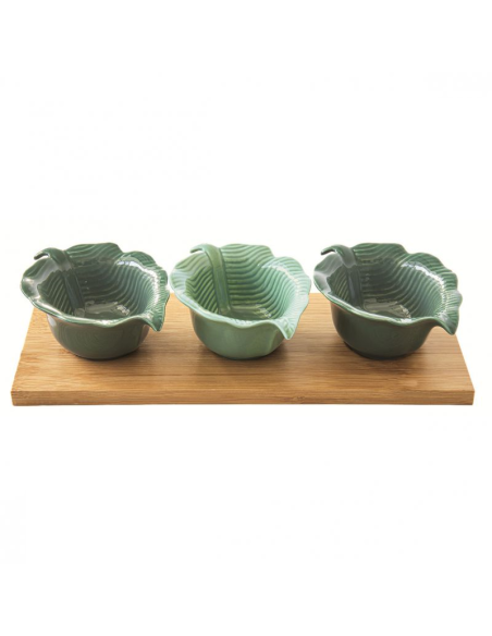 EASY LIFE SET APERITIVO 3 CIOTOLE 29X11 CM - MADAGASCAR