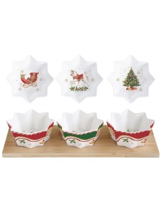 EASY LIFE SET APERITIVO 3 CIOTOLINE SU VASSOIO 34 X 12 CM...