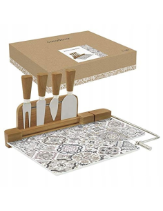 EASY LIFE TAGLIERE FORMAGGI CON 4 COLTELLI 31X20 CM -...