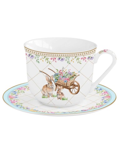 EASY LIFE TAZZA COLAZIONE CON PIATTINO 37 CL -...