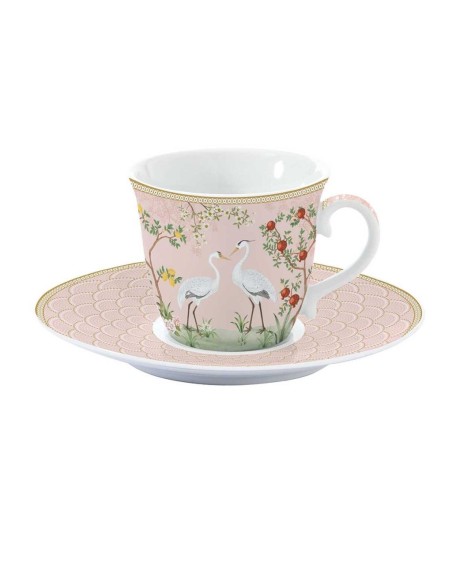 EASY LIFE TAZZE THÈ CON PIATTINO 200 ML - JARDIN DE REVES