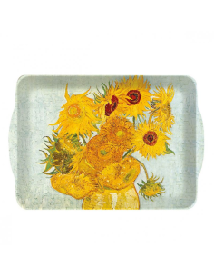 EASY LIFE VASSOIO 47X32 CM - VASE WITH TWELVE SUNFLOWERS