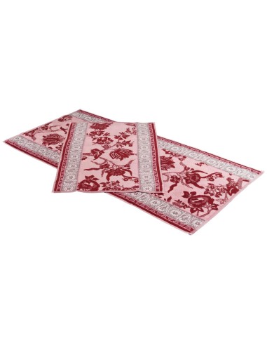 BASSETTI SET 2 ASCIUGAMANI VISO E OSPITE IN...