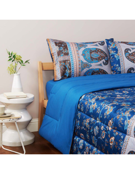 BASSETTI TRAPUNTA MATRIMONIALE 260 X 260 CM IN 100% COTONE - GENOVA