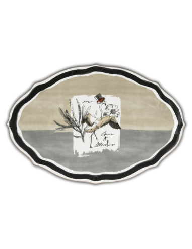 BACI MILANO PIATTO OVALE 40 X 26 CM - URBAN