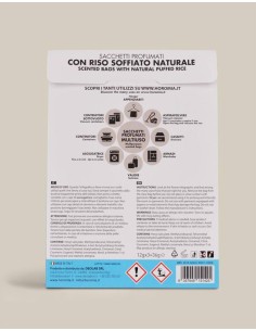 HOROMIA SET 3 SACCHETTI PROFUMATI MULTIUSO - FRESH COTTON 2