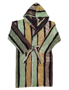 CARRARA ACCAPPATOIO CON CAPPUCCIO IN SPUGNA 100% COTONE -...