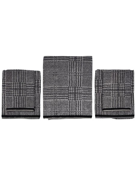 CARRARA COMPLETO BAGNO 6 PEZZI IN SPUGNA 100% COTONE - PRICE OF GALLES