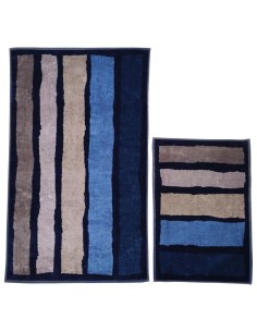 CARRARA SET 2 ASCIUGAMANI IN SPUGNA DI COTONE - AMORGOS