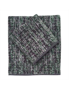 CARRARA SET 2 ASCIUGAMANI IN SPUGNA DI COTONE - AMSTERDAM