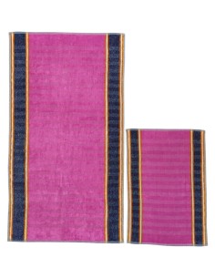 CARRARA SET 2 ASCIUGAMANI IN SPUGNA DI COTONE - ELODIE 2